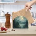 thumbnail image 2 of Yayeee Napkin Holder for Table Set of 2 Kitchen Paper Tissue Organization, Forest House, 2 of 8