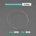 thumbnail image 1 of High-Precision 1M Cutting Wire Saw Blades- Perfect for Jade, Ceramic, Metal; Blade Diameter 0.1mm-0.5mm, 1 of 6