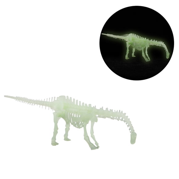 Agiferg Noctilucent Dinosaur Human Skeleton Model Assembly Skull Toy Bones Decor