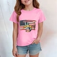thumbnail image 2 of CAICJ98 250 Years American Flag 250th Anniversary USA Shirt for Boys Girls (Pink,2-3 Years), 2 of 4
