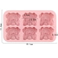 thumbnail image 2 of Shaped Silicone Baking — 6 Cavity Cake Pan | Multifunctional Baking For Chocolates Soaps And Candles | Reusable Tray & DIY Craft, 2 of 6