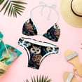 thumbnail image 6 of Owl Women's Detachable Sponge Adjustable Strap Bikini Set - 2 Pack, Beach Pool Swimwear, 6 of 6