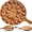 Round egg holder made of acacia wood 42*31*1.5cm, variant on 2026 Egg Tray Acacia Wood Solid Wood Tray Egg Storage Tray Household Wooden Tray