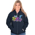 thumbnail image 4 of XOMG POP Tinie T Musical Beat Women Plus Size Zipper Hoodie Brisco Brands 5X, 4 of 5