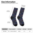thumbnail image 6 of Uemuo Colored Balloons Pattern Women's Crew Socks, Soft Durable Breathable Moisture-Wicking with Odor Control Cotton socks, 6 of 9