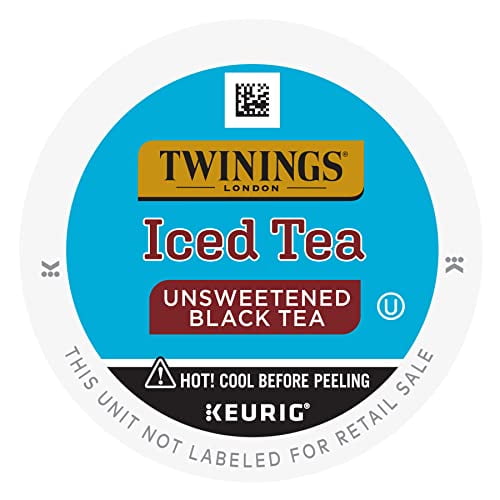 Twinings Iced Tea Unsweetened Black Tea KCup Pods for Keurig