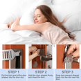 thumbnail image 2 of Portable Door Lock Solid Travel Lock Heavy Duty Lock Punchless Security Lock for Apartment/Travel/Hotel/School/Motel/Home, 2 of 6