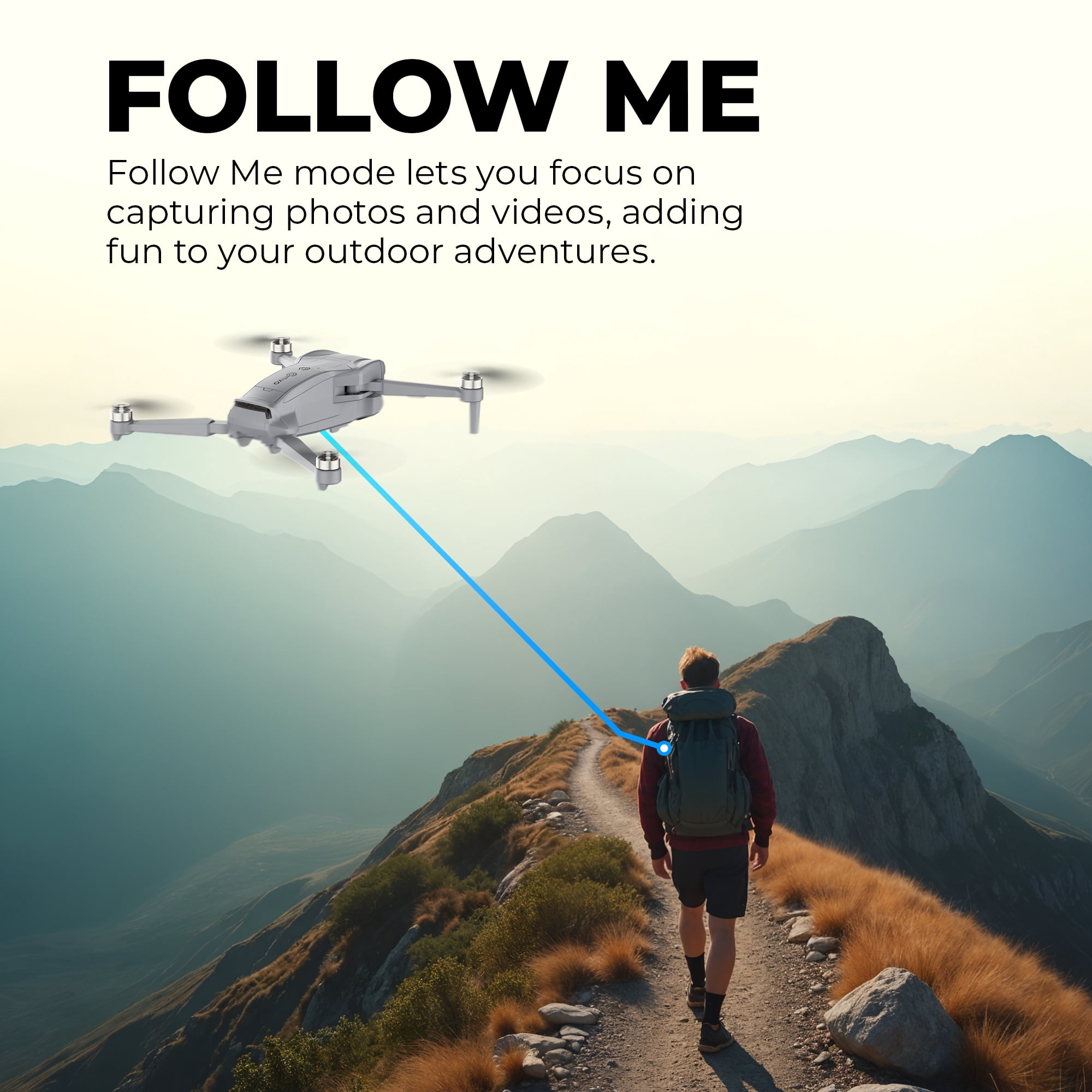 Contixo F23 720P FPV Drone with Camera for Kids and Adults, GPS Mini RC Quadcopter with 4.5" Screen, 46 Min Flight Time, Optical Flow, Auto Return, 2 Batteries, Gray