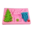 thumbnail image 2 of 3D Christmas Theme Deer Silicone Mold Snowflake Chocolate Cake Fondant DIY Mould, 2 of 6
