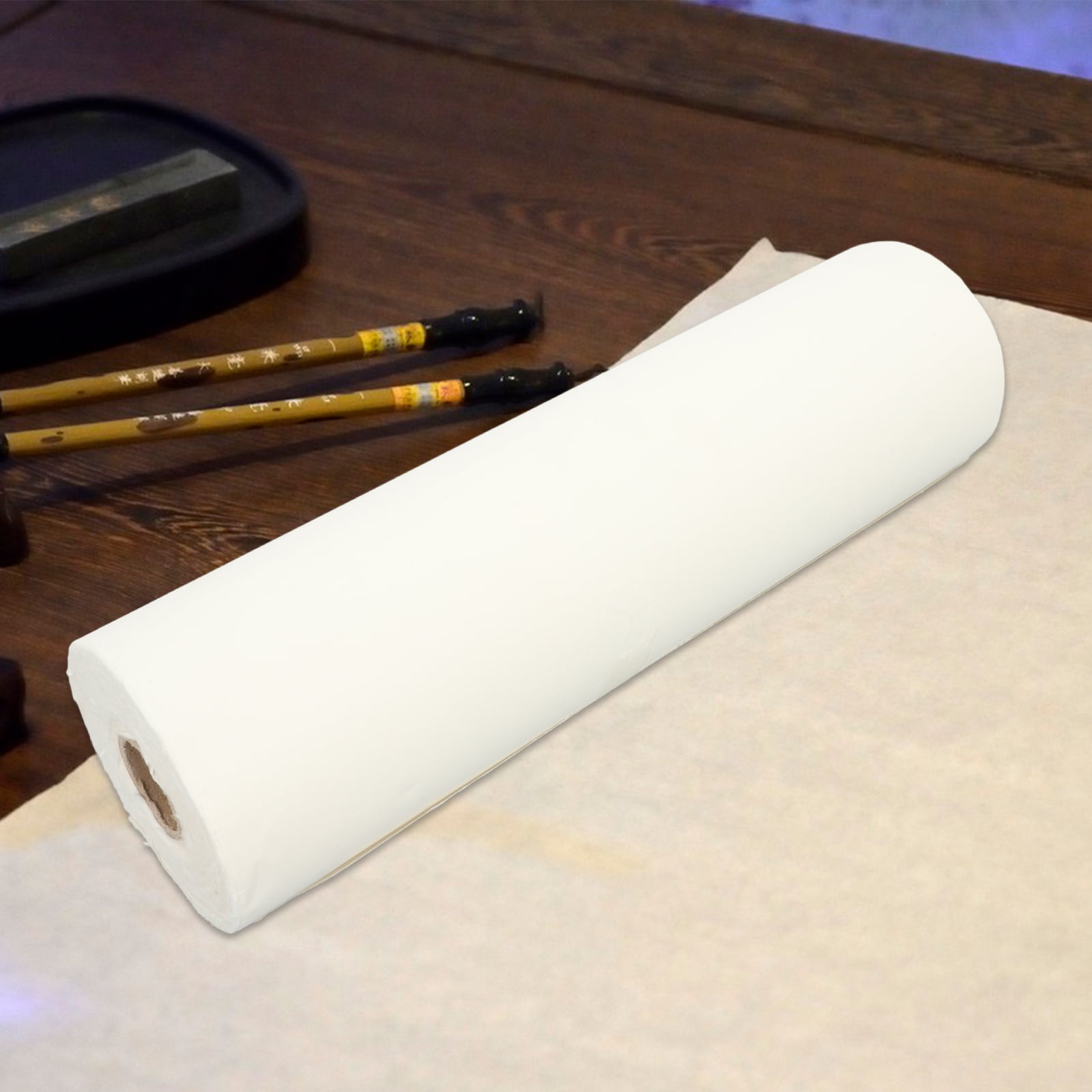 Luxshiny Thick White Sketch Paper Roll for Painting and Chinese Artists, Ideal Drawing and Art Supplies Set
