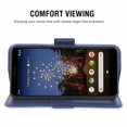 thumbnail image 3 of Mobile Phone Cover Pixel 3axl 3 Card Slots Bag Leather Protective Cover with Magnetic Closure Blue, 3 of 7