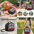 thumbnail image 6 of KUIFORTI Train Print Girls School Bag with Lunch Box Kid Backpack Set 4Pcs Bookbag Pencil Case Water Bottle Sleeve Suitable for Elementary Primary Middle School Back to School Supplies, 6 of 7