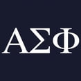 thumbnail image 3 of CafePress - Alpha Sigma Phi Greek Letters White Sweatshirt - Classic Crew Neck Sweatshirt, 3 of 4