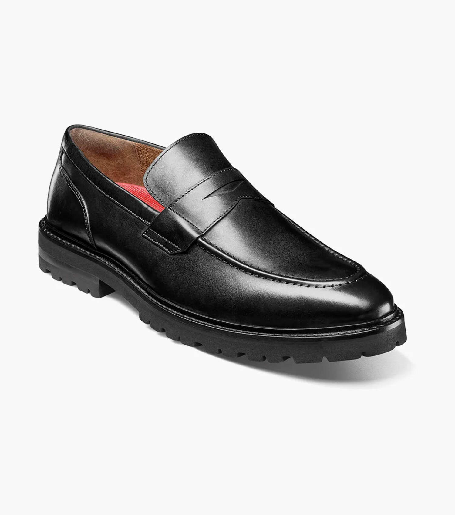 Stacy Adams men\'s Marlowe Penny Slip on Size 9 Stacy Adams Navy Marlowe Suede Shoes | D&K SUIT DISCOUNTERS main image 3