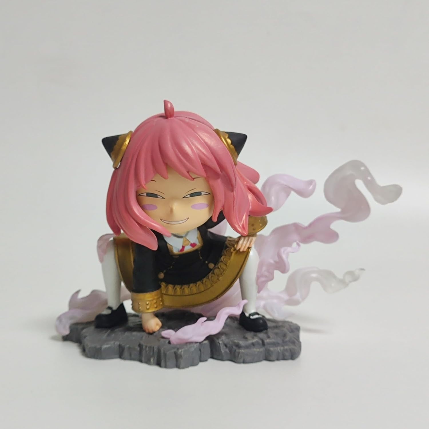 New Anya Figure, Q Version Second Gear Anya Forger Action Figures 10cm/3.9inch Anime Character Model Desktop Decoration for Anime Fans Gift