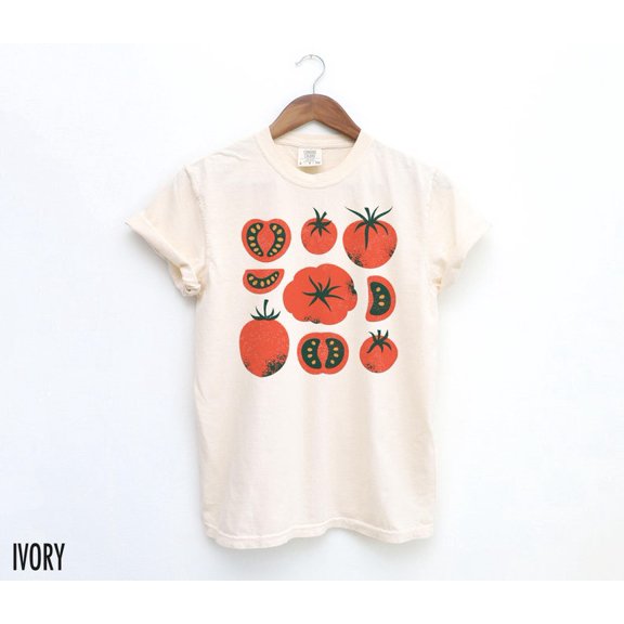 Tomato Shirt, Tomato Girl Summer, Garden Shirt, Farmers Market Tshirt, Gift for Gardener