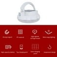 thumbnail image 4 of RKSTN Camping Lamp Camping Light Flashlight LED Lighting Multi-Function Magnetic Solar Camping Light Rechargeable Portable Light A Travel Essentials, 4 of 7