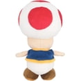 thumbnail image 4 of Sanei Super Mario All Star Collection 7.5" Toad Plush, Small, 4 of 5