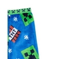 thumbnail image 2 of Minecraft Boys Holiday Print Plush Pajama Sleep Pants, Sizes 4-16, 2 of 3