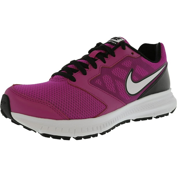Nike - Nike Women's Downshifter 6 Fuchsia Flash / White-Black-White Ankle-High Leather Running