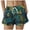 Z01-Dark Green, variant on Women's Flowy Shorts Beach Vacation Summer High Waist Wide Leg Casual Shorts (Bronze, S)