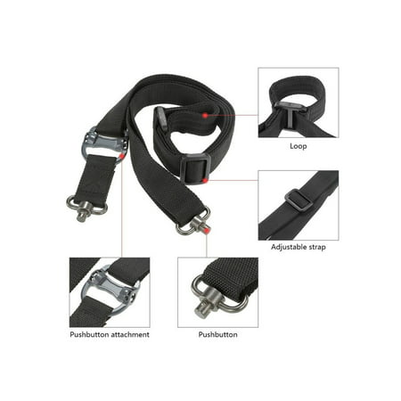 MS4 Tactical Waist Ropes, 2 Points Tactical Rifle Gun Slings Quick ...