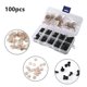 thumbnail image 2 of 100pcs Eyeball Doll Accessories Black Plastic Plush Safety Eyes Amigurumi For Toys 6mm 8mm 12mm DIY Funny Toy Eyes Animal, 2 of 5
