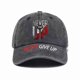 thumbnail image 1 of Gorra de béisbol NEVER GIVE UP de algodón para adultos, 1 of 1