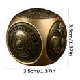 thumbnail image 2 of BESTSKY Brass Hexagonal Ball Spinner, Luxurious Hand Fidget for Stress Relief and Focus Enhancement, 2 of 7