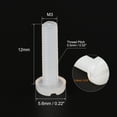 thumbnail image 2 of Uxcell M3 x 12mm Nylon Machine Screws, Pan Head Slotted Screw Fasteners, 20 Pack, 2 of 4