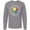 AC-Heather Grey, variant on Inktastic Autism Awareness Circle Long Sleeve T-Shirt