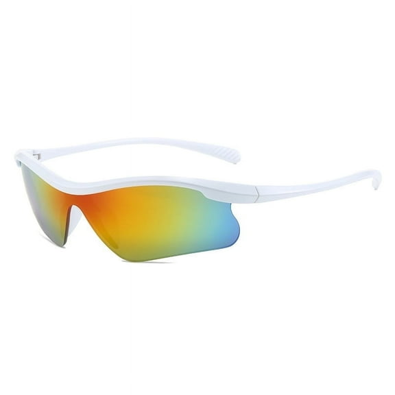 Sports Sunglasses for Men Women Youth, UV400 Protection Warp Around Goggles for Cycling Running Biking Motorcycle Fishing, Non-Slip Grips Sun Glasses