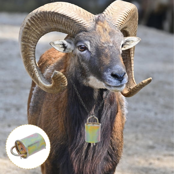 Luxshiny 8Ud Campanas De Granja En Hierro Para Cabras Y Ovejas Con Sonido Y Fácil Colocación