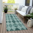 thumbnail image 6 of Addison Rugs Chantille Indoor/Outdoor Transitional Moroccan Teal Washable Runner Rug, 2'3" x 7'6", 6 of 6