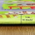 thumbnail image 5 of ZACOO 4 x 4 feet Kids Playmat Kids Educational Rug Road and Traffic Carpet Non Slip Rug Round City Map for Classroom Bedroom Kids Boys Room, Gray, 5 of 7