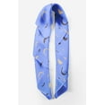 thumbnail image 2 of Bimba Blue Moustache Face Pure Silk Printed Head Bandanas Summer Neck Wrap Scarf 40 x 80 Inches, 2 of 6
