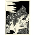 thumbnail image 2 of Beardsley, Aubrey 11x14 Black Ornate Wood Framed with Double Matting Museum Art Print Titled - A Snare of Vintage, 2 of 4