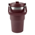 thumbnail image 3 of Ozark Trail 18 oz Stainless Steel Insulated Swivel Tumbler, Maroon, 3 of 9