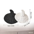 thumbnail image 3 of THOPBPRK Ghost Hat Ornaments Holiday Home Decor Festive Tabletop, Mantel Display Novelty Indoor For Autumn Fall Celebrations , 3.9x6.2 Inch Black, 3 of 7