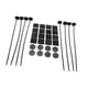thumbnail image 5 of Kit de montaje con bridas para ventilador de radiador, abrazaderas para ventilador de refrigeración eléctrico, kit de soporte inferior para radiador, 5 of 8