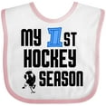 thumbnail image 3 of Inktastic My 1st Hockey Season Boys Baby Bib, 3 of 4