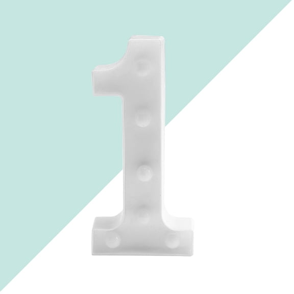 DEMACRIO 1Pack LED Number Light For Cafe Decoration 21.7 x 13.8 x 4.5cm Romantic Ambiance