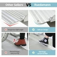 Ruedamann 3ft Aluminum Folding Threshold Ramp Wheelchair Ramps for