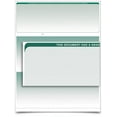 thumbnail image 1 of VersaCheck - CANADA - Form 1000 Graduated - Green - 250 Sheets, 1 of 1