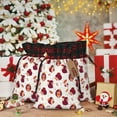 thumbnail image 6 of Naloa Cartoon Hedgehogs Christmas Gift Bags Christmas Drawstring Gift Bags Christmas Trees Decorations Indoor Holiday Party Christmas Treat Bags-Black, 6 of 8