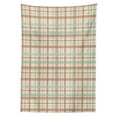 thumbnail image 3 of Ambesonne Ethnic Tablecloth Rectangular Table Cover, Old Traditional Design, 52"x70", Mint Green Beige Umber, 3 of 4