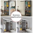 thumbnail image 3 of Barn Door Sliding Track Heavy Duty Roller Hardware Smooth Gliding System For Kitchen Closet Room Divider Doors ,Easy Install, 3 of 7