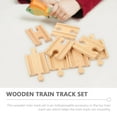 thumbnail image 3 of Train Track Replacement Parts Railway Wooden Accessories Educational Toy Sets for Kids The Child 18 Pcs, 3 of 6