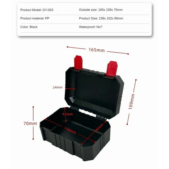 Plastic Tools Box Professiona Electrician Work Organizer Multifunctional Tool Box Storage Carpentry Tools and Accessories