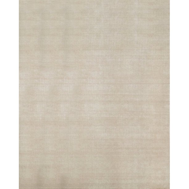 2x3, 5x8 and 8x10 Solid Beige Rug I Low Pile No Shedding TRD162
